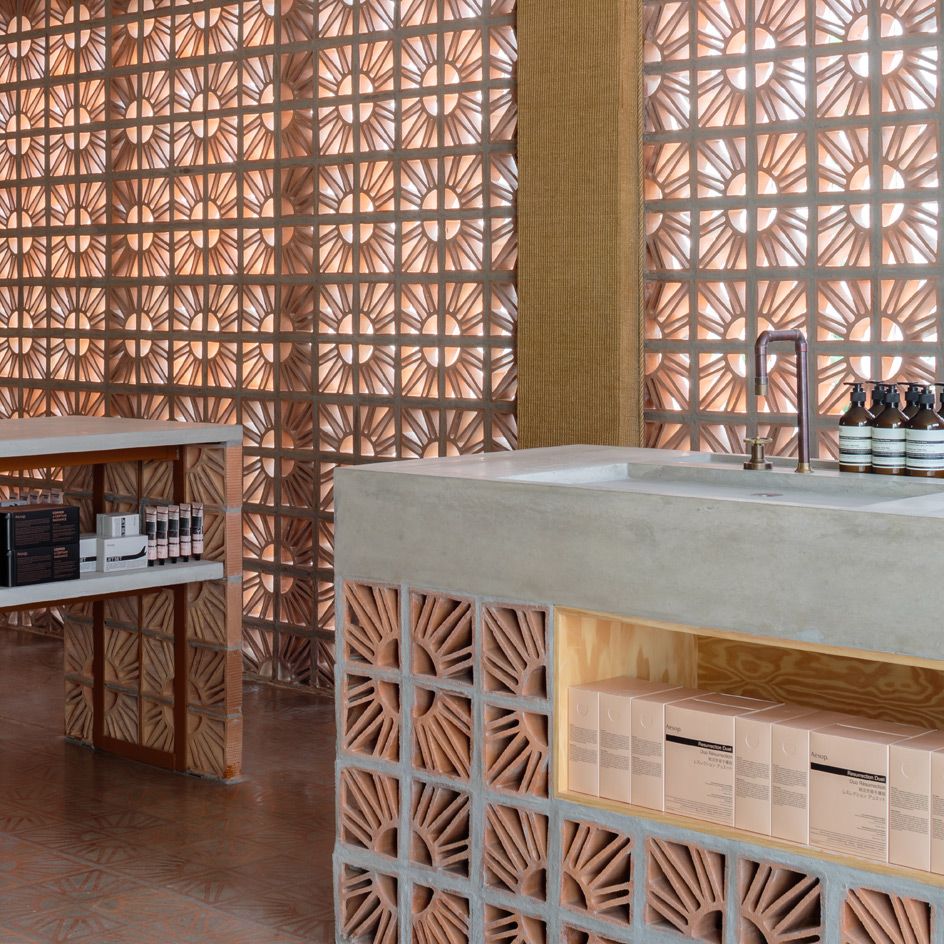 Brazilian bricks at Aesop’s latest store