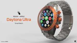 Apple Watch Ultra concept with Rolex Daytona design
