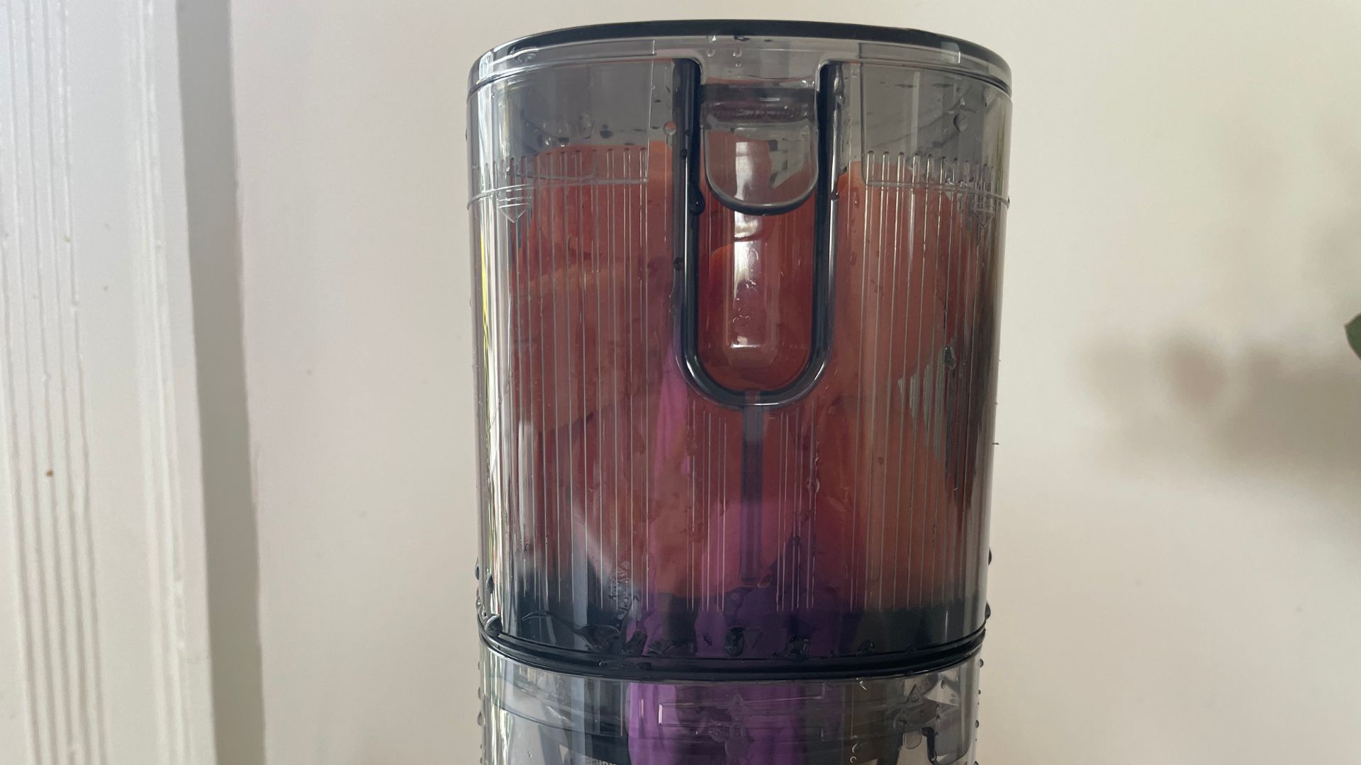 The Nama J2 Juicer in our test kitchen being used for review