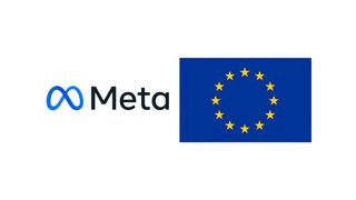 Meta and EU flag