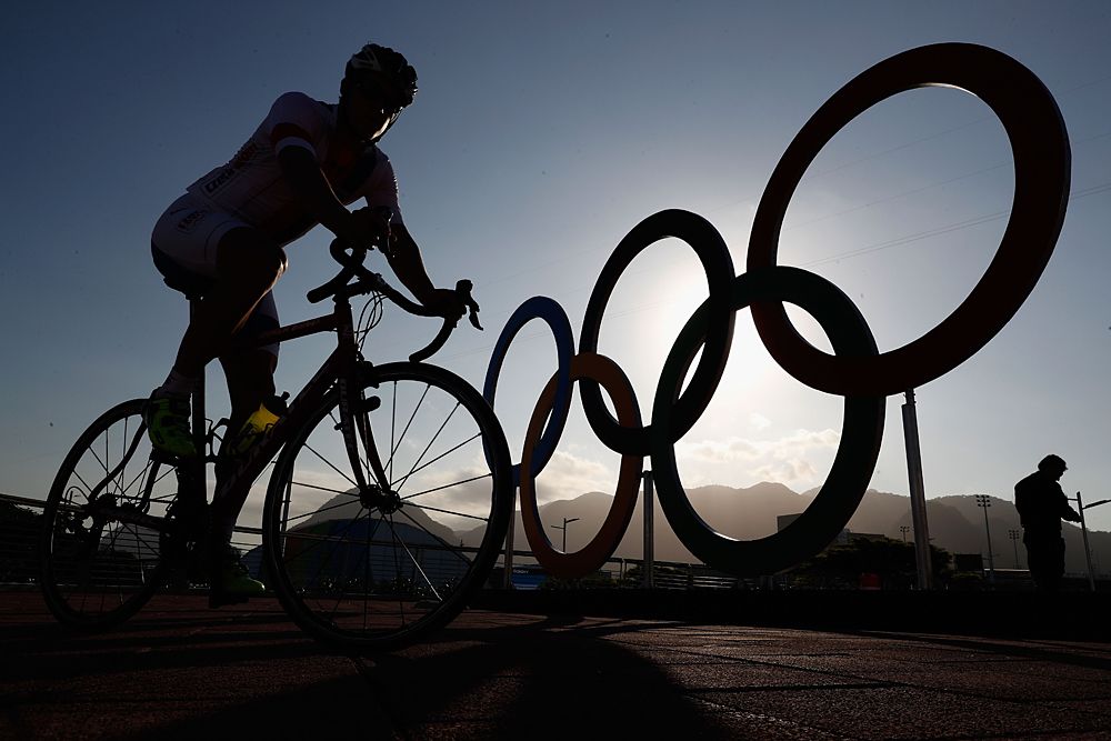 Cyclists prepare for the 2016 Olympic Games in Rio