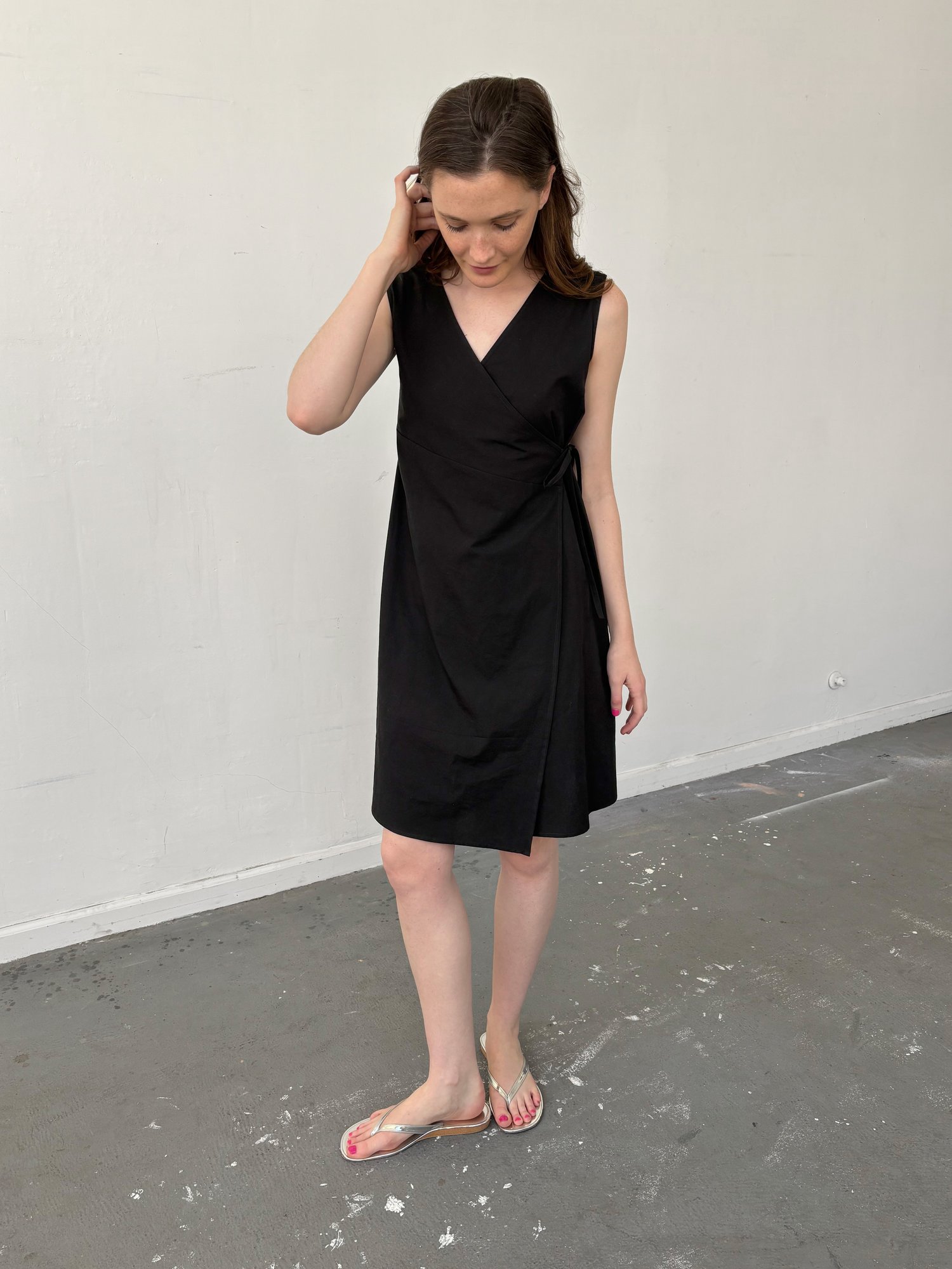 Wrap Dress - Black - Brooke Callahan