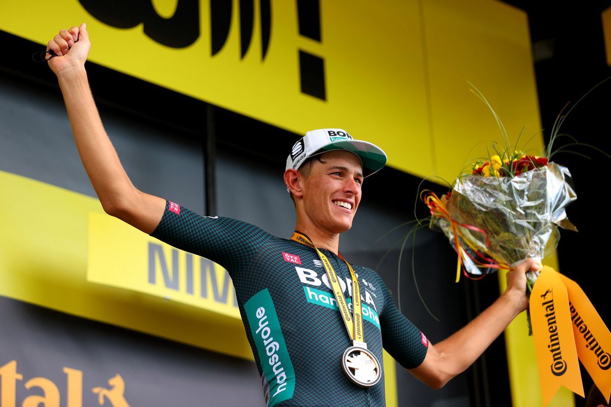 Nils Politt (Bora-Hansgrohe) after his Tour de France stage win