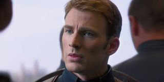 Steve Rogers/Captain America is uneasy in Captain America: The Winter Soldier (2014)