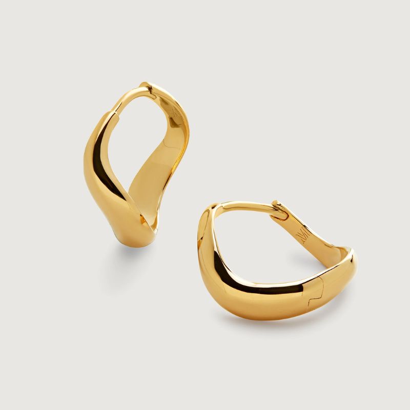 Image of gold hoop earrings
