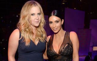 Amy Schumer on Kardashians. Amy Schumer and Kim Kardashian West attend TIME 100 Gala, TIME's 100 Most Influential People In The World at Jazz at Lincoln Center on April 21, 2015 in New York City