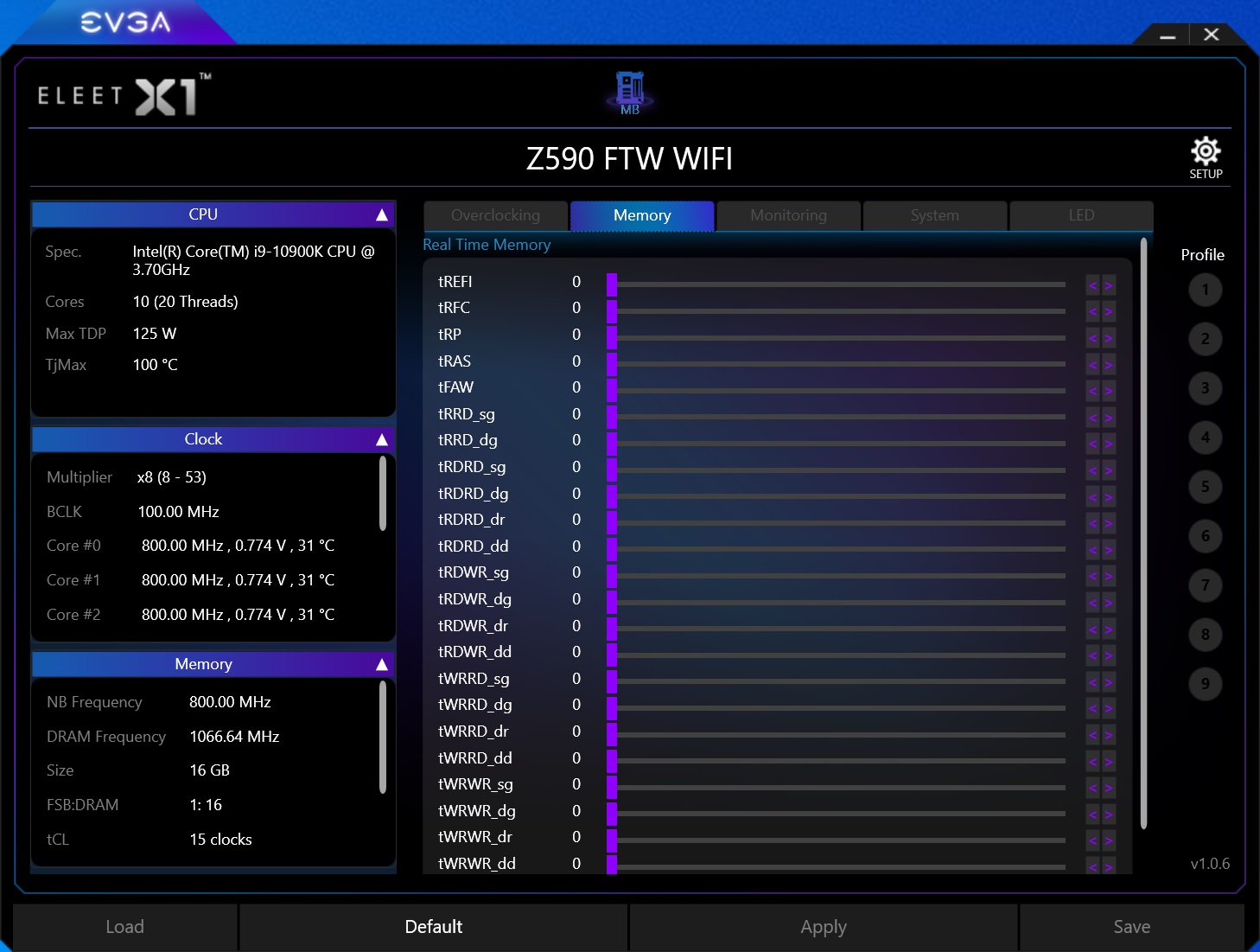 EVGA Z590 Dark - Software