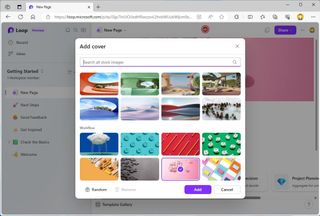 Loop add image to page