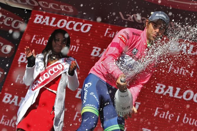 Race leader Michael Matthews (Orica GreenEdge)