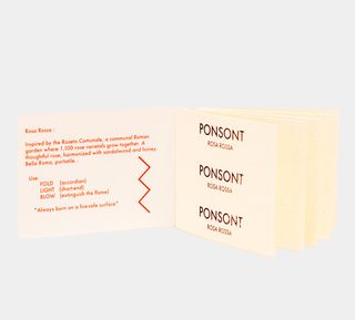 pack of rossa rossa scented papers by Ponsont