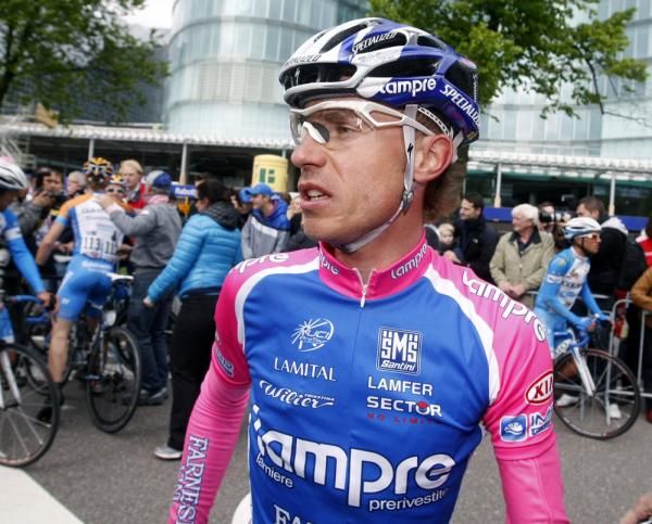 Damiano Cunego (Lampre-Farnese Vini) lost 37 seconds to Evans and Vinokourov today
