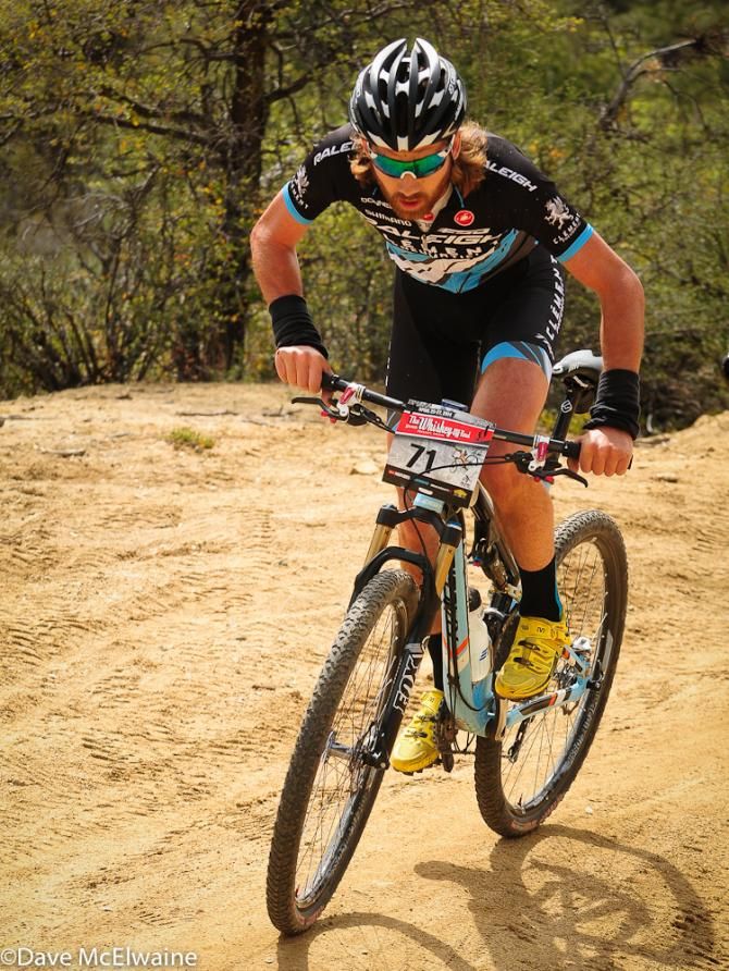 Jamey Driscoll (Raleigh Clement) making a rare mountain biking appearance