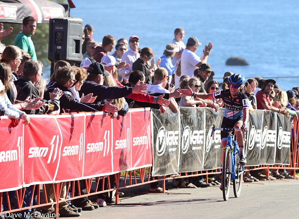 Caroline Mani (Raleigh Clement) finishing in second place