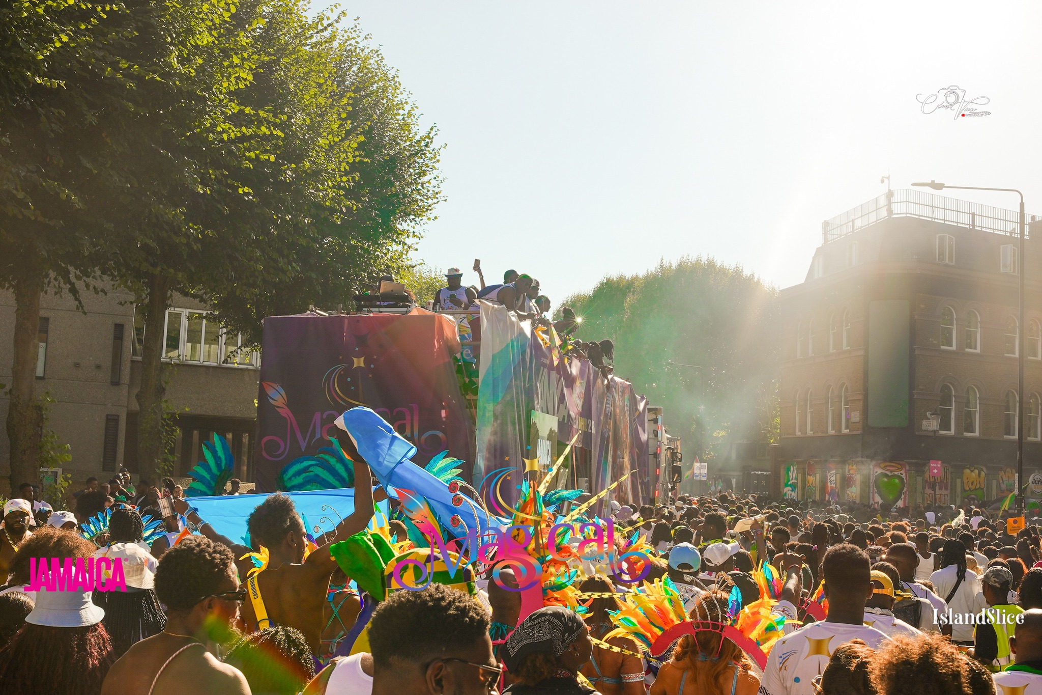 Magical Mas &amp;amp; Jamaica Tourist Board on the road at Notting Hill Carnival 2025