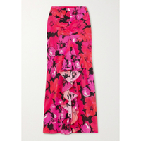 RIXO Vi ruffled floral-print silk crepe de chine midi skirt, Now £150.50 Was £215 (30% off)