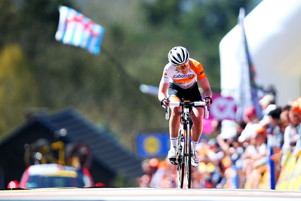 Anna van der Breggen (Rabo-Liv) wins La Fleche Wallonne
