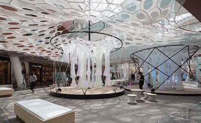 Emerging US architect Jenny Sabin teamed up with Constructo to create an immersive, large scale