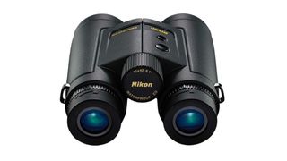Nikon laserforce stock image on a white background