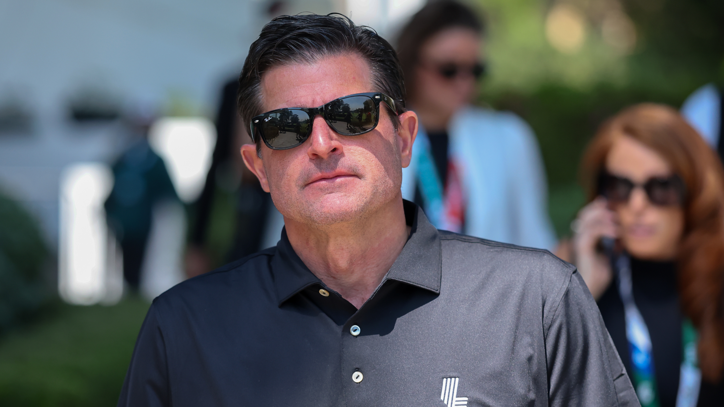 Scott O'Neil during a LIV Golf tournament