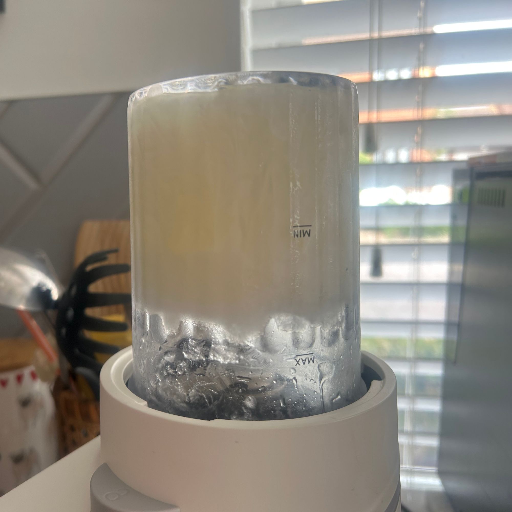 Nutribullet Chill making sorbet