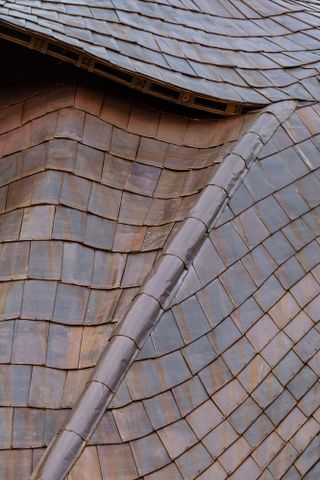 roof structure detail of ibuku-designed alchemy yoga studio in Bali