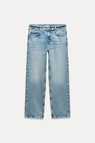 Z1975 High Waist Cropped Straight Jeans