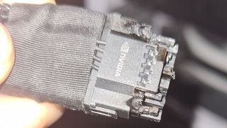 Melted GPU power connectors