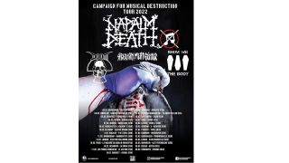 Napalm Death poster 2022