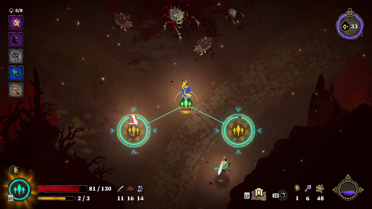 33 Immortals promotional gameplay screenshots.