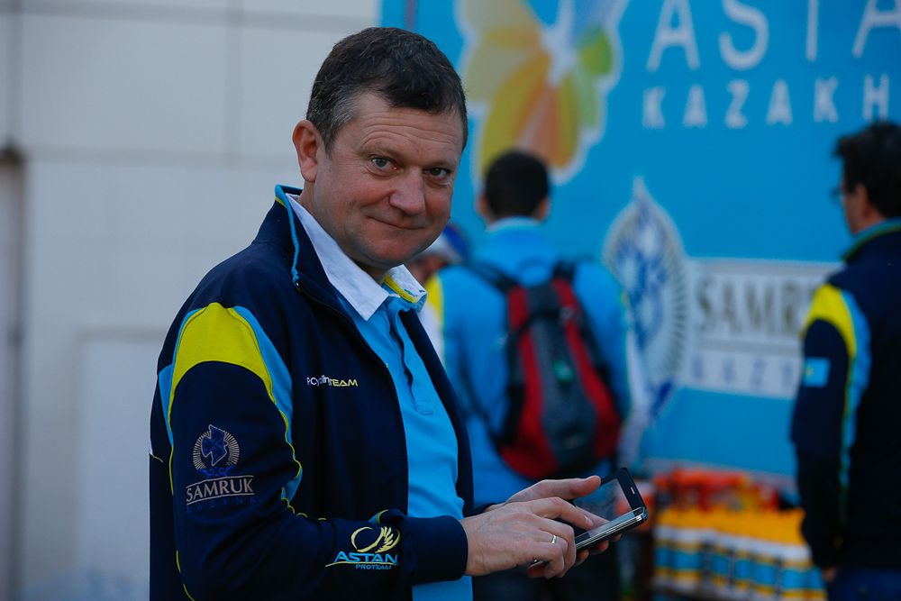 Dmitri Sedun is an Astana sport director
