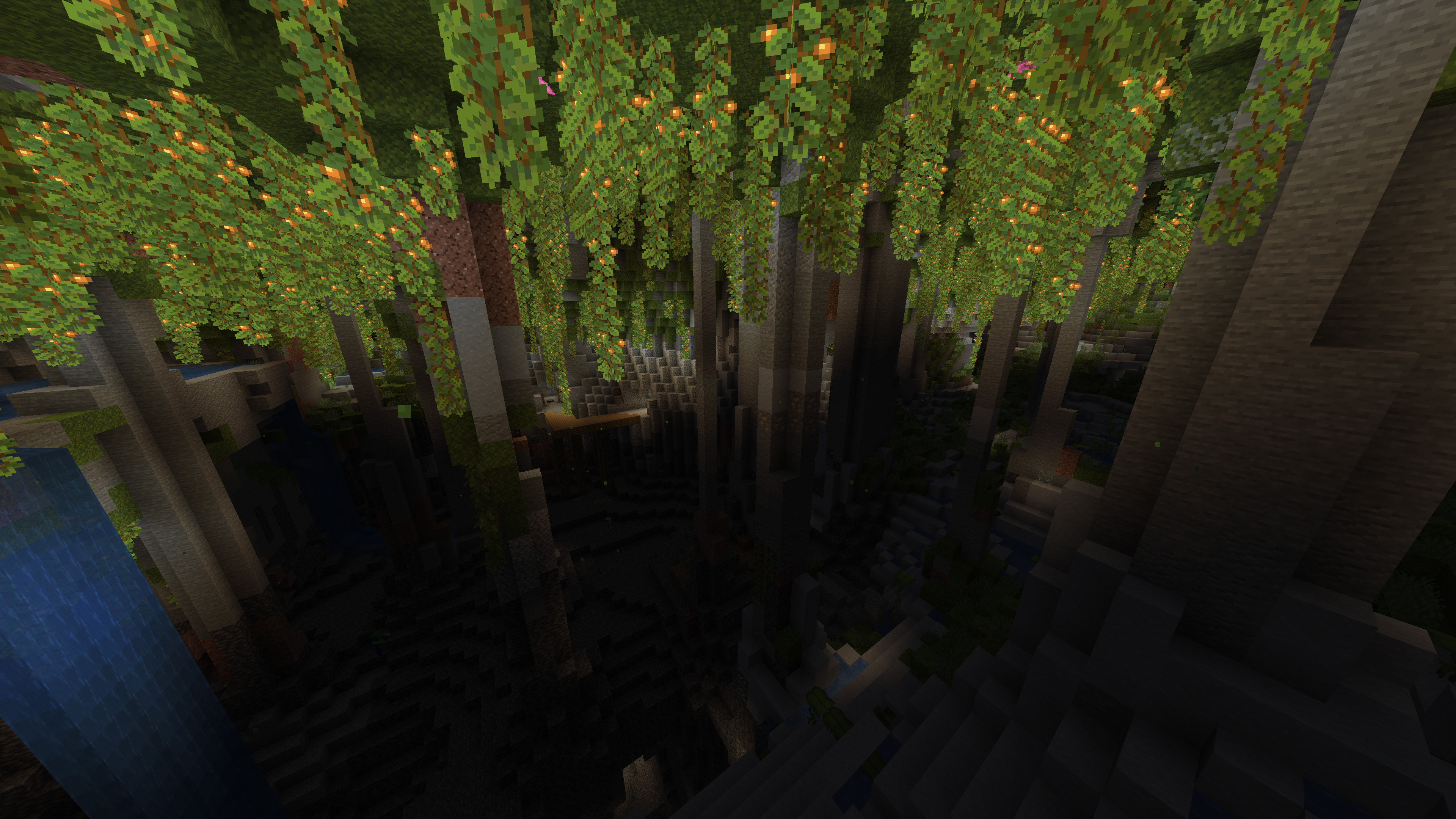 Minecraft meilleures graines grotte luxuriante