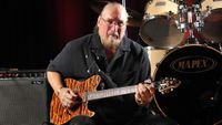 Steve Cropper poses for a portrait shoot with his Signature Peavey Cropper Classic guitar, Milton Keynes, September 13, 2011.