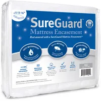1. SureGuard Waterproof Mattress Encasement: twin now $47.97 at Amazon