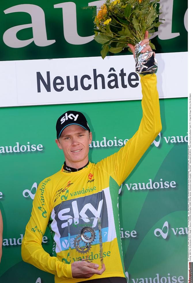 Overall winner Chris Froome