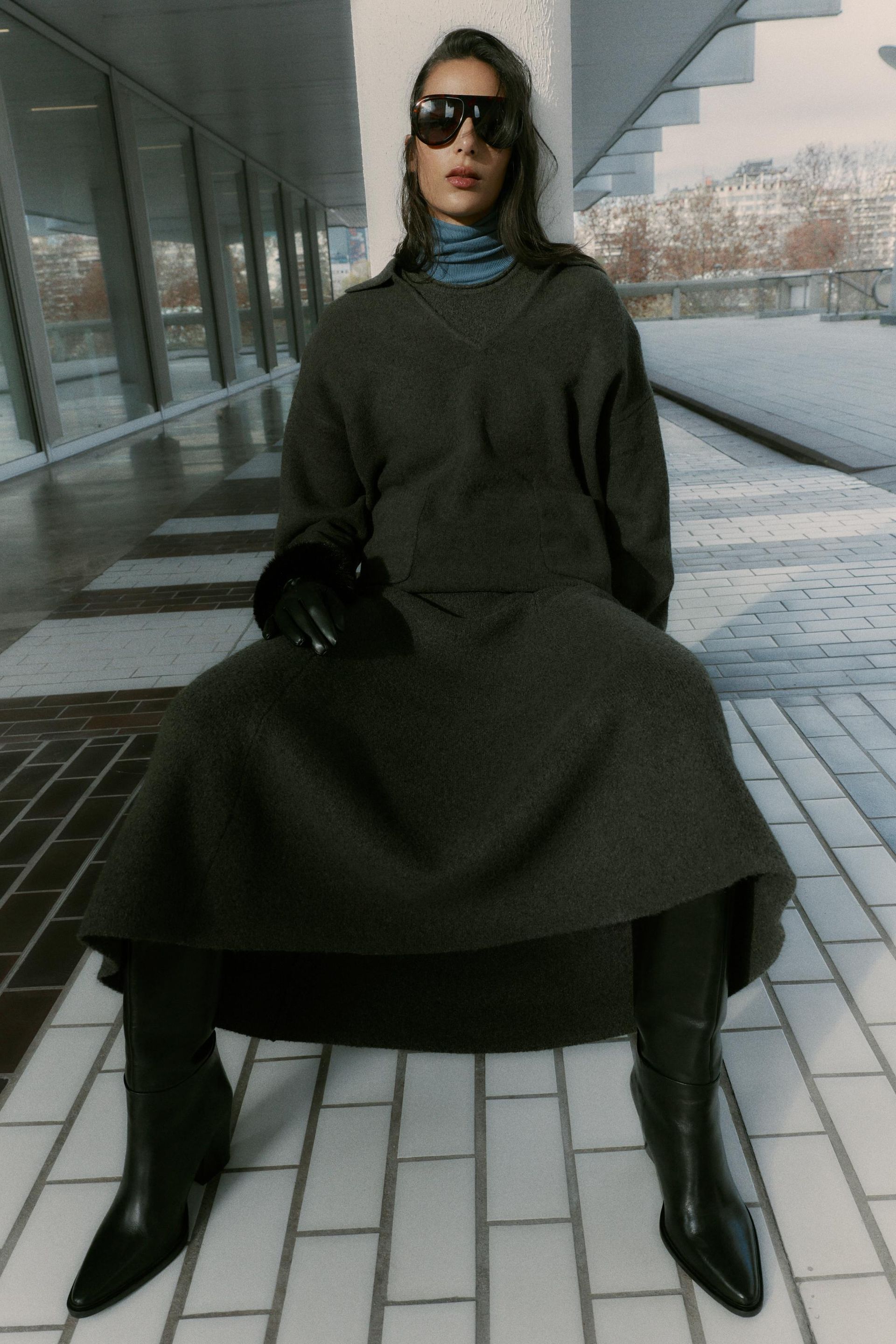 Soft-Touch Plain Knit Jumper