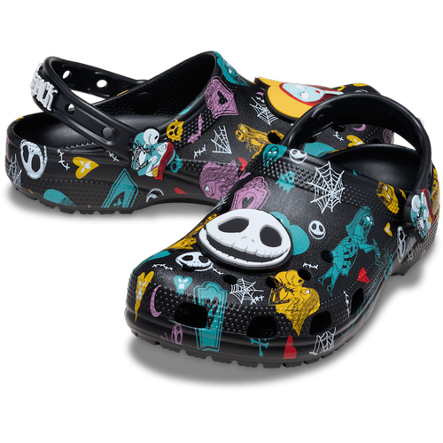 Disney Tim Burton's the Nightmare Before Christmas Jack and Sally Classic Clog
