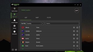Server list by country