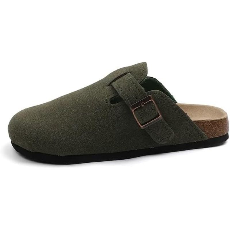 Generic Suede Clogs for Women cut out