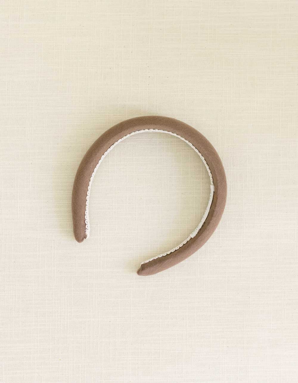 The Mocha Linen Headband