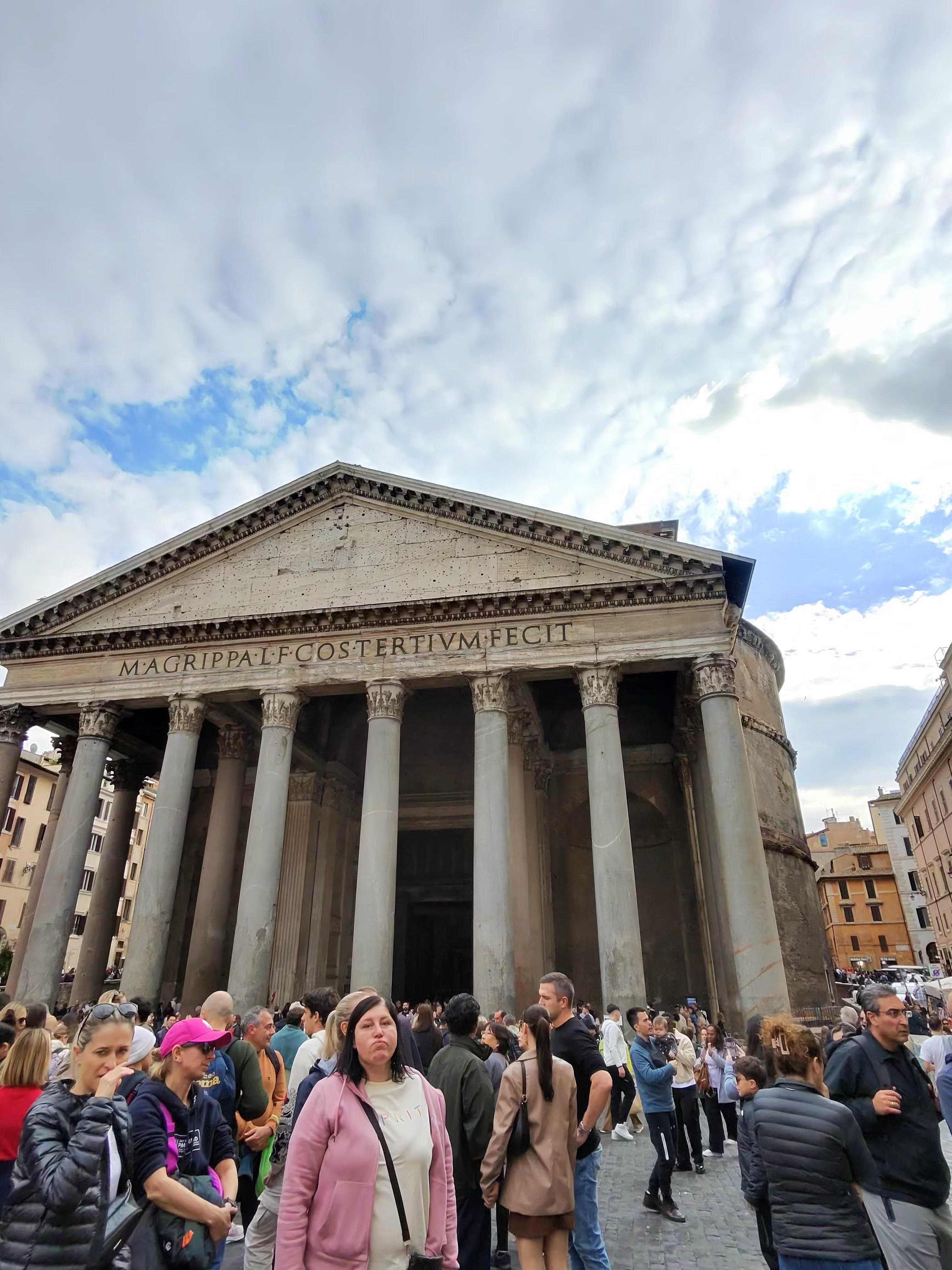 Off-center shot of the Pantheon in Rome, taken on the Ray-Ban Meta Gen 2 