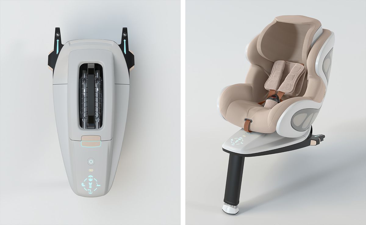 Babyark's car seat combines military-grade technology and Ferrari aest