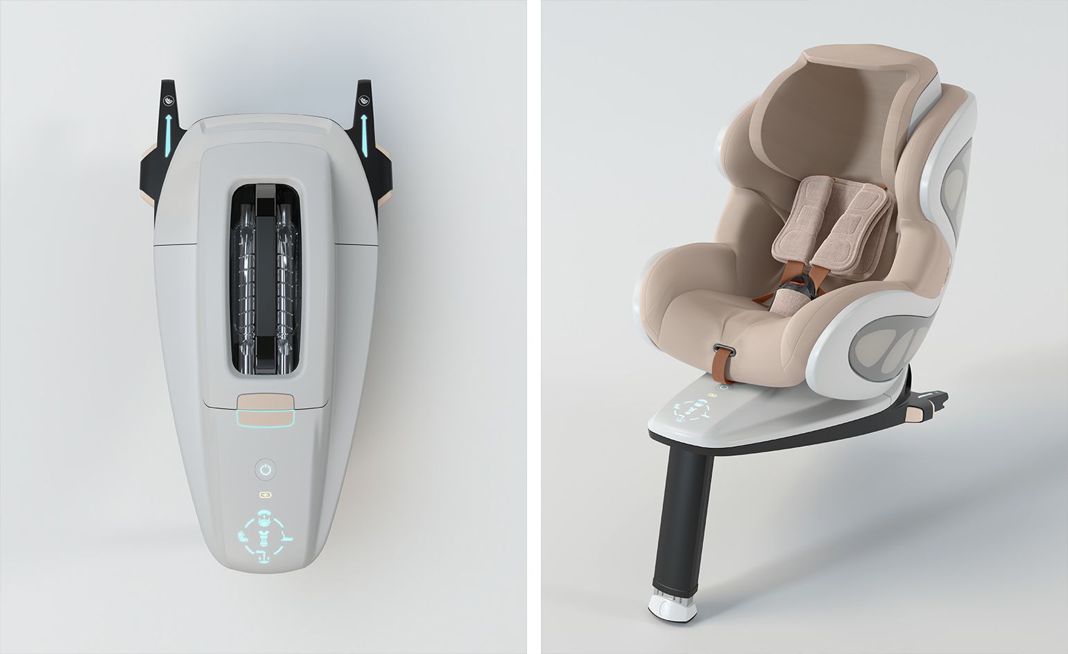 BabyArk's childsafety car seat is recast with a new look Wallpaper