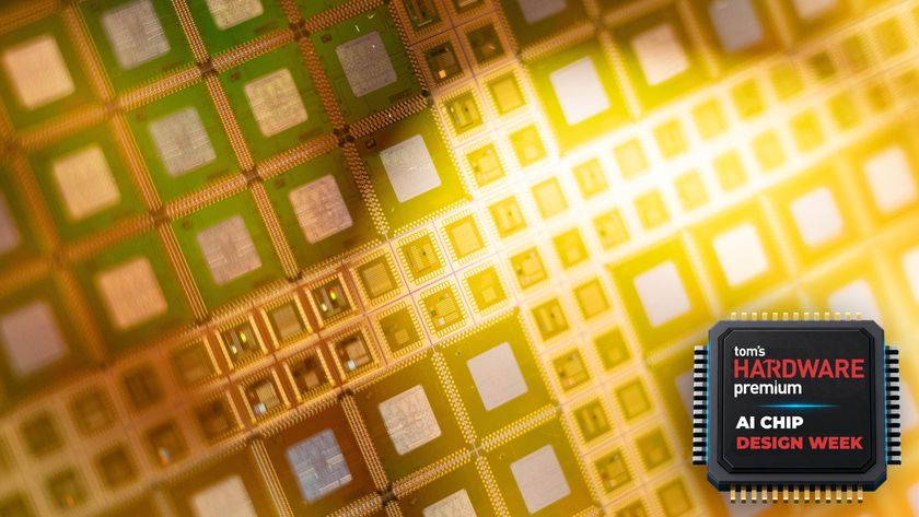 Close up of chip wafers