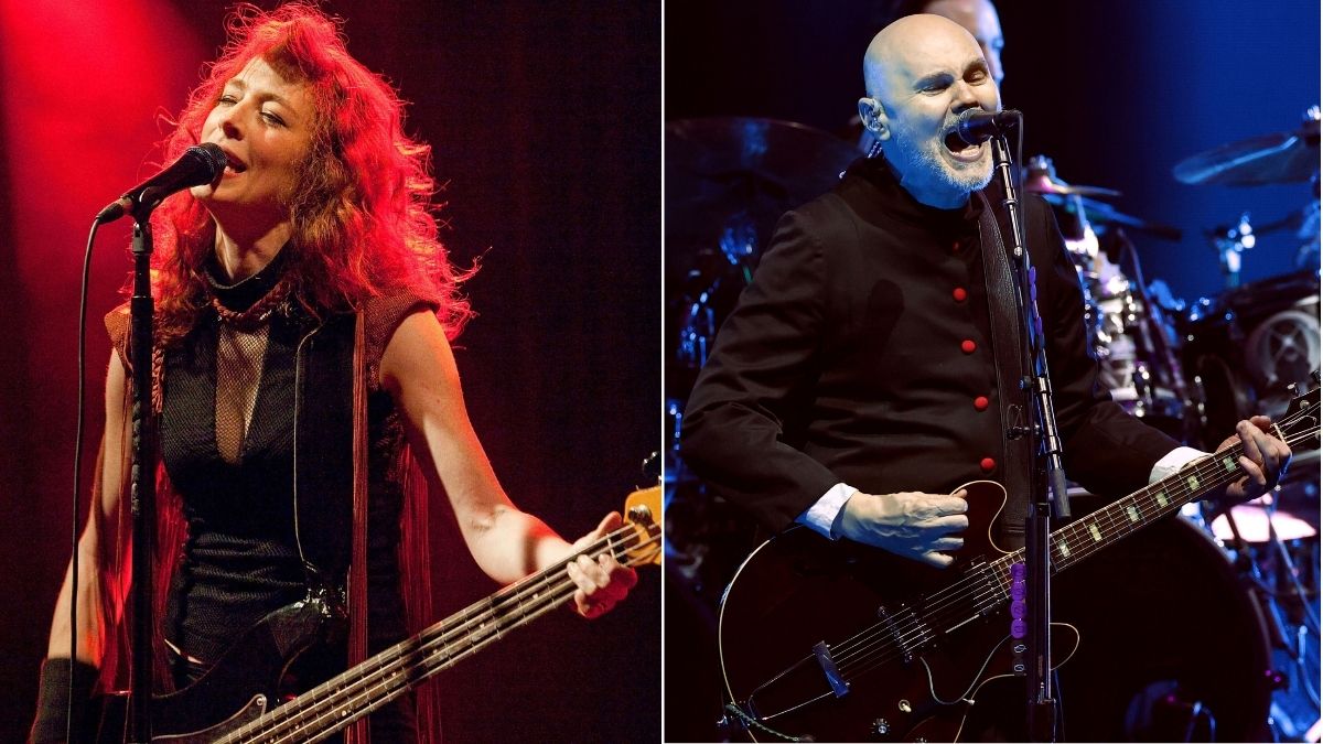 Melissa Auf der Maur and Billy Corgan