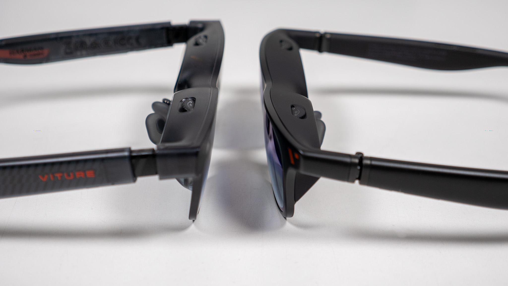 Comparing Viture Luma Pro (left) with Viture Pro (right)
