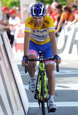 A tired but happy Damiano Cunego (Lampre-ISD)