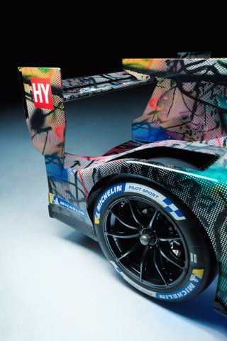 BMW M Hybrid V8 Art Car by Julie Mehretu