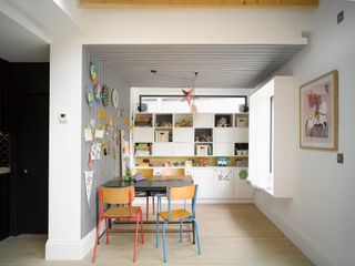 a playroom with acoustic panels