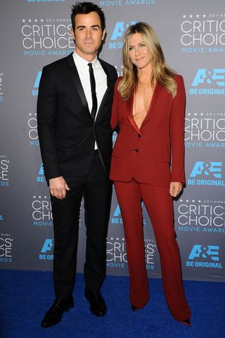 Jennifer Aniston & Justin Theroux At The Critics' Choice Awards 2015
