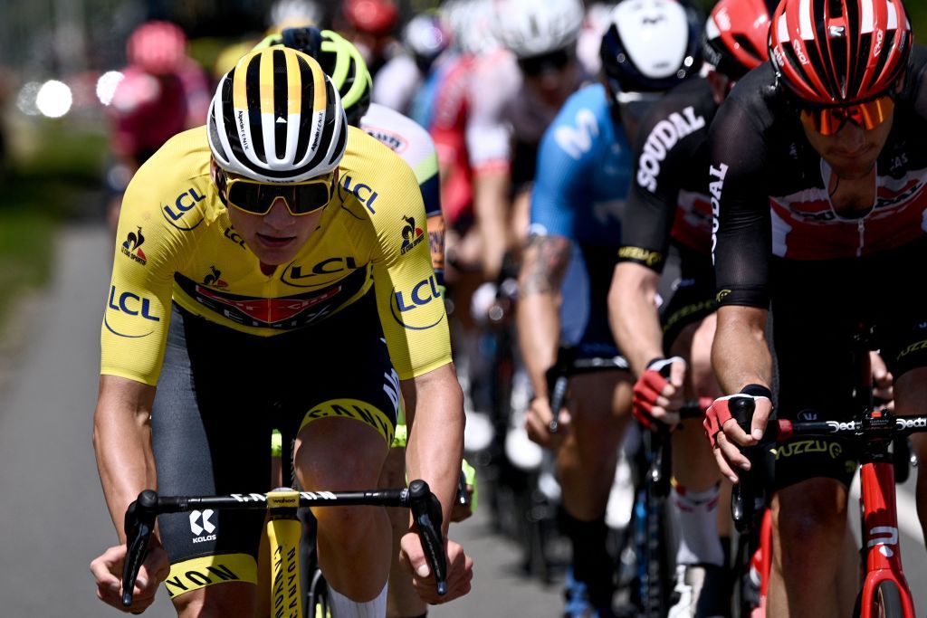 Team Alpecin Fenix Mathieu van der Poel at the Tour de France